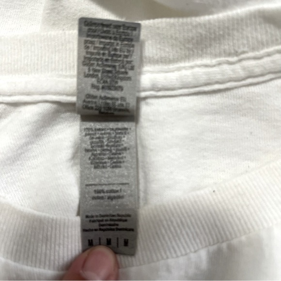 Rick and Morty Scribble Portal Medium Unisex White Graphic T-shirt Streetwear - Picture 6 of 6